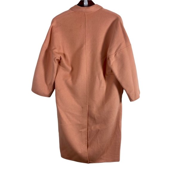 Zara peach oversized coat NWT size S - Picture 5 of 16